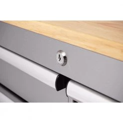 Husky 36 in. 3-Drawer with Solid Wood Top, Stainless Steel Utility Cart -Tool Storage Online Shop stainless steel tool carts houc3603bjx1 44 1000