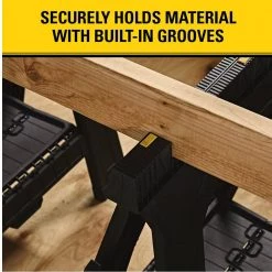 Stanley 31 in. Folding Sawhorse (2-Pack) -Tool Storage Online Shop stanley saw horses 060864r 77 1000