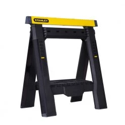 Stanley 32 in. 2-Way Adjustable Folding Sawhorse (2-Pack) -Tool Storage Online Shop stanley saw horses stst60626 4f 1000