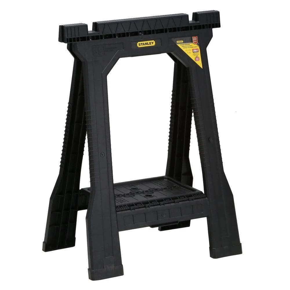 Stanley 22 in. Folding Sawhorse (2-Pack) 3 Stanley 22 in. Folding Sawhorse (2-Pack)