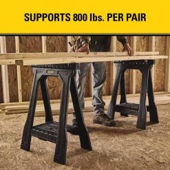 Stanley 22 in. Folding Sawhorse (2-Pack) 12 Stanley 22 in. Folding Sawhorse (2-Pack) -Tool Storage Online Shop stanley saw horses stst60952 a0 1000