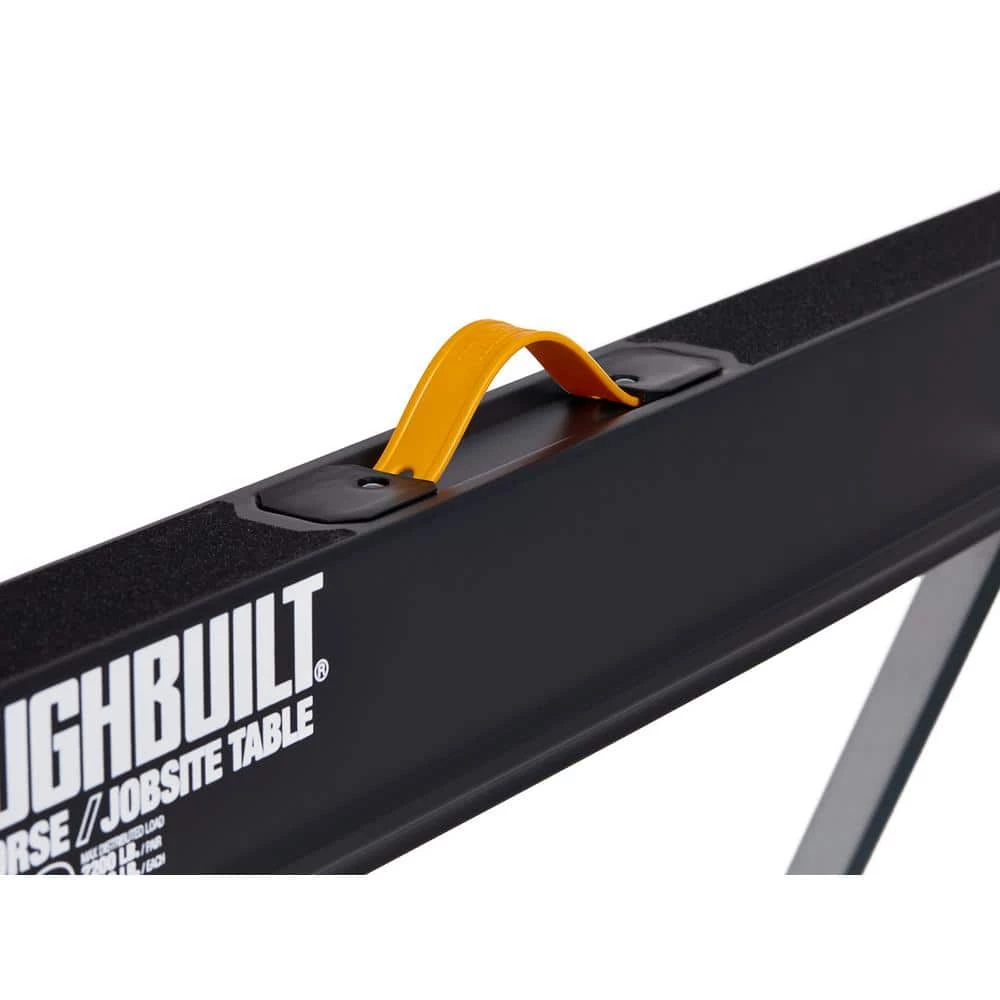 TOUGHBUILT 42.4"W x 28.8"H C550 Powder-Coat Steel Sawhorse and Jobsite Table with 1100 lb capacity 14 TOUGHBUILT 42.4"W x 28.8"H C550 Powder-Coat Steel Sawhorse and Jobsite Table with 1100 lb capacity - Image 12
