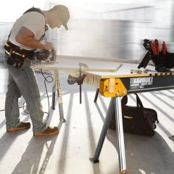 TOUGHBUILT 42.4"W x 28.8"H C550 Powder-Coat Steel Sawhorse and Jobsite Table with 1100 lb capacity 16 TOUGHBUILT 42.4"W x 28.8"H C550 Powder-Coat Steel Sawhorse and Jobsite Table with 1100 lb capacity -Tool Storage Online Shop toughbuilt saw horses tb c550 40 1000