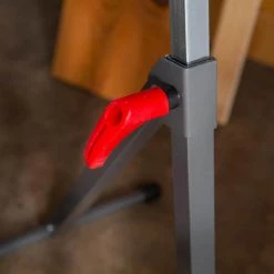 XtremepowerUS 28 in. H x 17.5 in. W Folding Roller Stand Saw Horse Height Adjustable 250 lbs. Load Capacity -Grey -Tool Storage Online Shop xtremepowerus saw horses 65074 76 1000