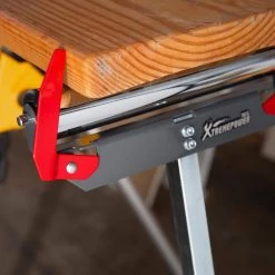 XtremepowerUS 28 in. H x 17.5 in. W Folding Roller Stand Saw Horse Height Adjustable 250 lbs. Load Capacity -Grey -Tool Storage Online Shop xtremepowerus saw horses 65074 fa 1000