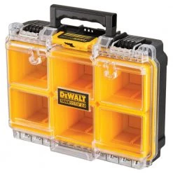 DEWALT Tough System 2.0 6-Compartment Small Parts Organizer -Tool Storage Online Shop yellow dewalt modular tool storage systems dwst08020 40 1000
