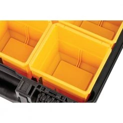 DEWALT Tough System 2.0 6-Compartment Small Parts Organizer -Tool Storage Online Shop yellow dewalt modular tool storage systems dwst08020 44 1000
