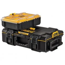 DEWALT Tough System 2.0 6-Compartment Small Parts Organizer -Tool Storage Online Shop yellow dewalt modular tool storage systems dwst08020 4f 1000