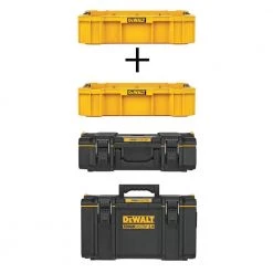 DEWALT 22 in. ToughSystem 2.0 Deep Tool Tray with ToughSystem 2.0 Deep Tool Tray, ToughSystem 2.0 Small and Large Tool Boxes
